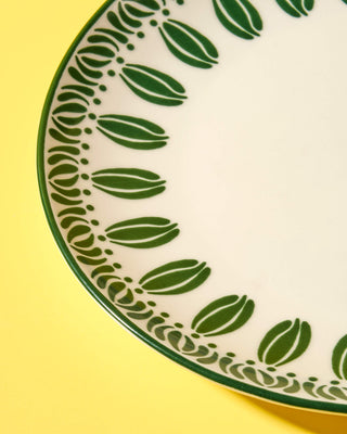 Hand Painted Designs and Colourful Handmade Porcelain Dinner Plate  
