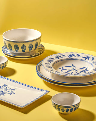 Hand Painted Designs and Colourful Handmade Porcelain Set  