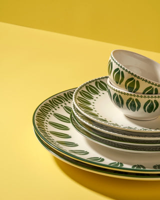 Hand Painted Designs and Colourful Handmade Porcelain Dinnerware Set