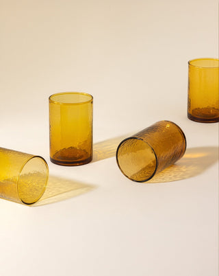 Amber Echoes Glass - Set of 2 - Lovedwell