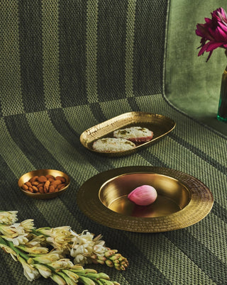 Bahaar Brass Pasta Plate / Serving Bowl - Lovedwell