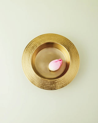 Bahaar Brass Pasta Plate / Serving Bowl - Lovedwell