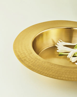 Bahaar Brass Pasta Plate / Serving Bowl - Lovedwell