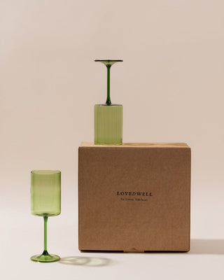 Basil Cocktail Glass - Set of 2 - Lovedwell