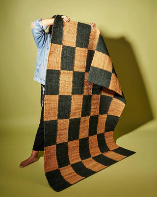 Cuadros Jute Rug - Green - Lovedwell