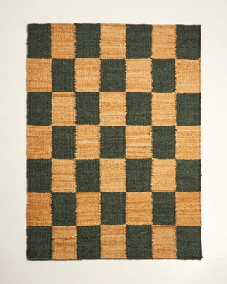 Cuadros Jute Rug - Green - Lovedwell