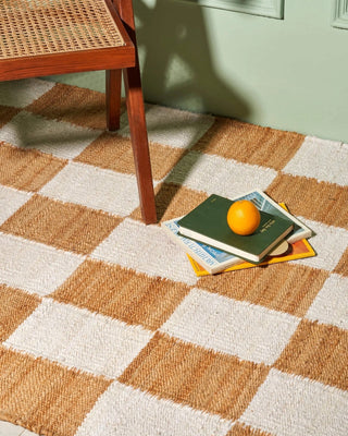 Cuadros Jute Rug - White - Lovedwell