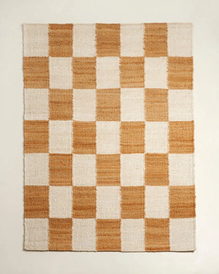 Cuadros Jute Rug - White - Lovedwell