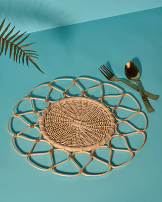 Isla Cane Charger Plate - Set of 2 - Lovedwell