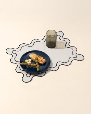 Marshmallow Scalloped Placemats – Set of 2 - Lovedwell