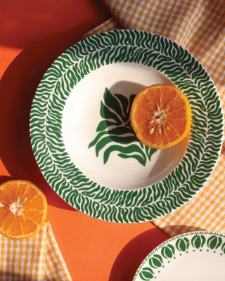 Paella Pasta Plate - Green - Lovedwell