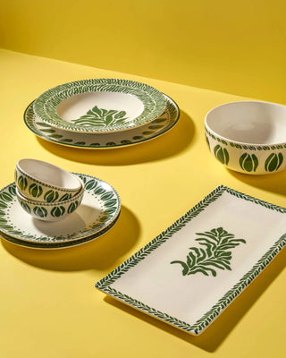 Paella Pasta Plate - Green - Lovedwell