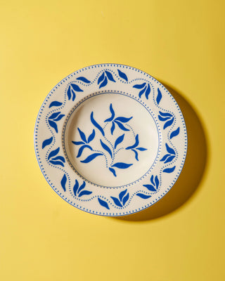 Hand Painted Designs and Colourful Handmade Porcelain Pasta Plate  