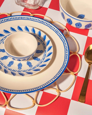 Picadillo Dinner Plate - Blue - Lovedwell