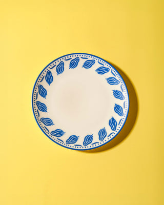 Hand Painted Designs and Colourful Handmade Porcelain Plate  