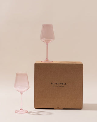 Rosé Wine Glass - Set of 2 - Lovedwell