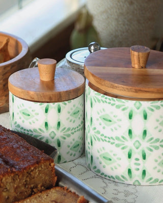 Sigago Wooden Storage Jar - Lovedwell