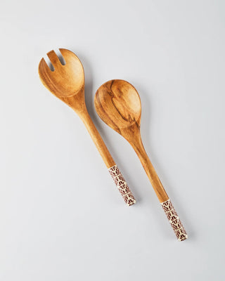 Tuli Wooden Salad Servers - Lovedwell