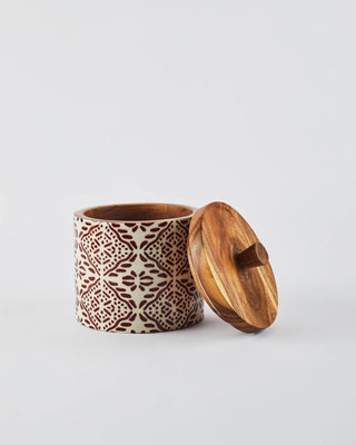 Tuli Wooden Storage Jar - Lovedwell