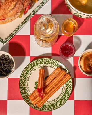 Turron Dessert Plate - Green - Lovedwell