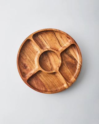 Wooden Chip & Dip Platter (Natural) - Lovedwell