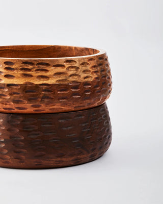 Wooden Fruit Bowl (Dark Acacia) - Lovedwell