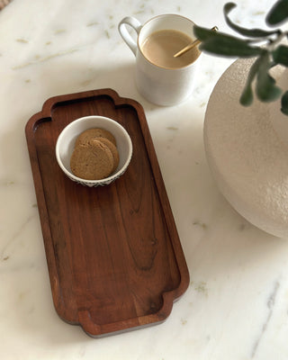 Wooden Tray (Dark Acacia) - Lovedwell