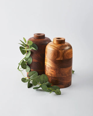 Wooden Vase (Dark Acacia) - Lovedwell