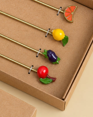 Fruity Fork & Spoon Cutlery Set – Set of 4