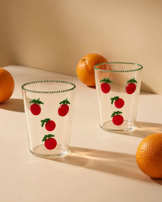 Cherry Tomato Juice Glass – Set of 2