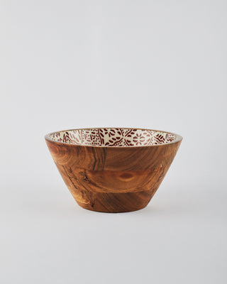 Tuli Wooden Salad Bowl w/ Servers