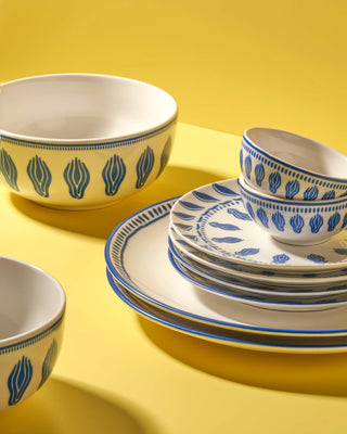 Hand Painted Designs and Colourful Handmade Porcelain Dinner Set  