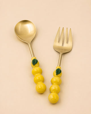 Zesty Lemon Servers – Set of 2