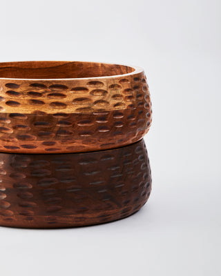 Wooden Fruit Bowl (Dark Acacia)