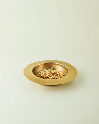 Bahaar Brass Pasta Plate / Serving Bowl