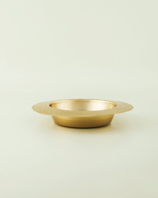 Bahaar Brass Pasta Plate / Serving Bowl