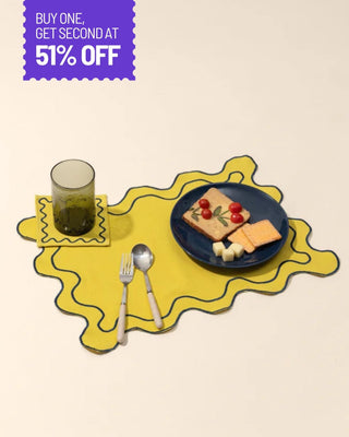 Buttercup Scalloped Placemats - Set of 4 - Lovedwell