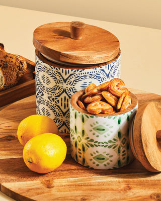Fai Wooden Storage Jar - Lovedwell