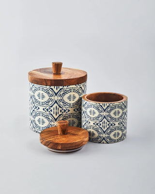 Fai Wooden Storage Jar - Lovedwell