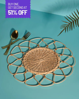 Isla Cane Charger Plate - Set of 2 - Lovedwell