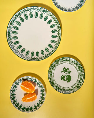 Mariquitas Side Plate - Green (Set of 2) - Lovedwell