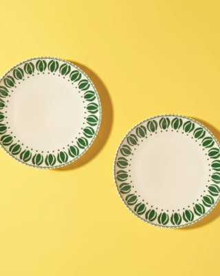 Mariquitas Side Plate - Green (Set of 2) - Lovedwell