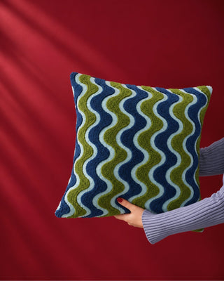 Milky Wave Cushion Cover (45 x 45 cm) - Lovedwell
