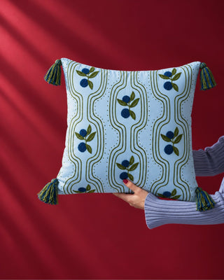Olive Frost Cushion Cover (45 x 45 cm) - Lovedwell