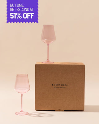 Rosé Wine Glass - Set of 2 - Lovedwell