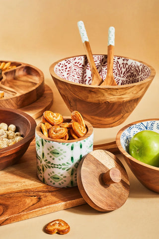 Sigago Wooden Storage Jar - Lovedwell