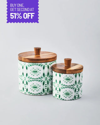 Sigago Wooden Storage Jar - Lovedwell