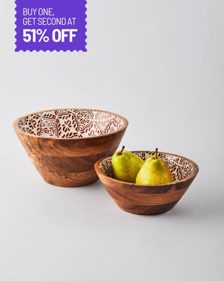 Tuli Wooden Salad Bowl - Lovedwell