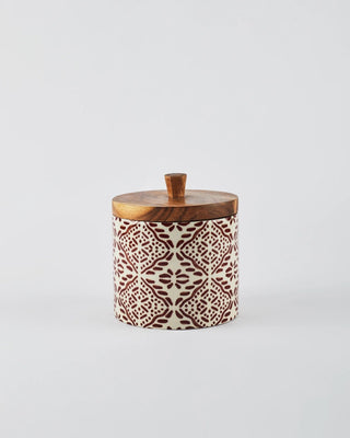 Tuli Wooden Storage Jar - Lovedwell