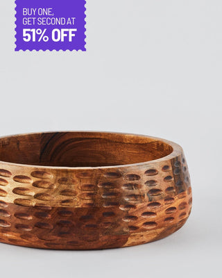 Wooden Fruit Bowl (Natural) - Lovedwell